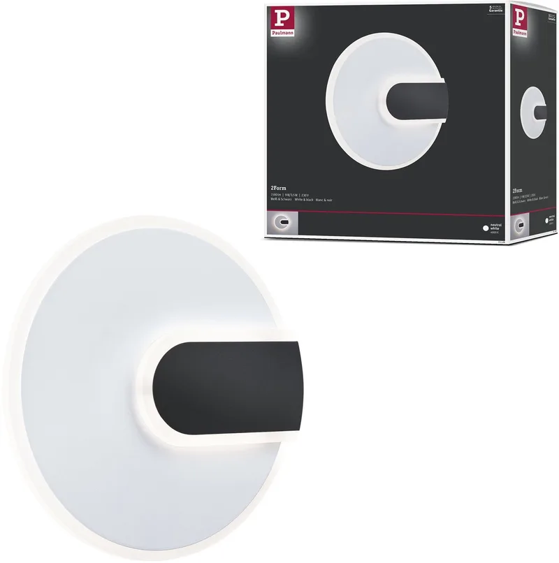 Paulmann 71169 Applique LED LED intégrée 9 W LED blanc, noir de Paulmann en Blanc, Noir – photo produit