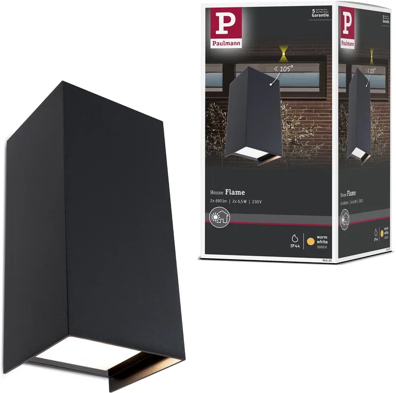 Paulmann 94325 Applique LED LED LED 11.6 W anthracite de Paulmann en Anthracite – photo produit