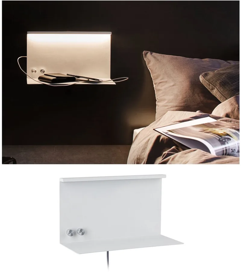 Paulmann 96772 Jarina Applique LED LED LED intégrée 4.5 W blanc mat de Paulmann en Wit mat – photo produit