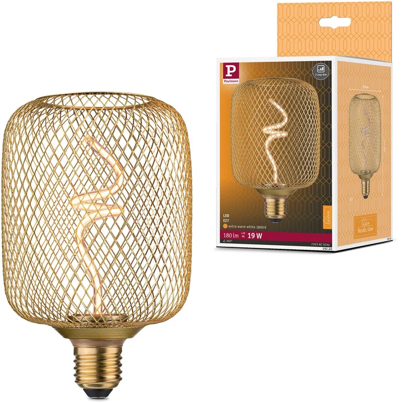 Paulmann 29260 LED E27 forme de cône 4 W ambré (Ø x H) 100 mm x 162 mm 1 pc(s) de Paulmann – photo produit