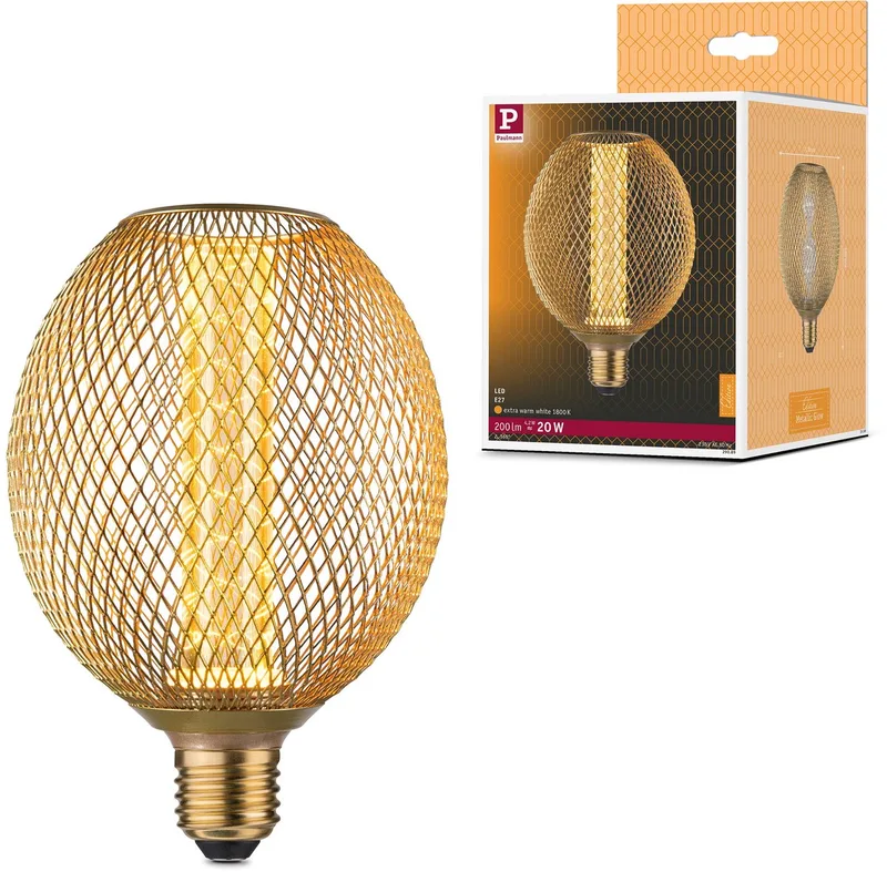 Paulmann 29089 LED E27 Globe Spirale 4.2 W or (Ø x H) 110 mm x 160 mm 1 pc(s) de Paulmann – photo produit