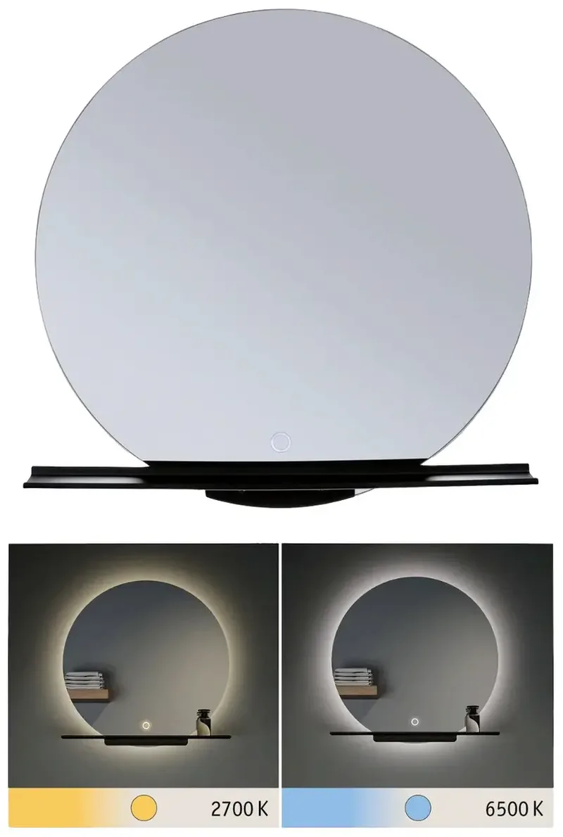 Miro LED-lamp voor vochtige ruimte LED 11 W Warmwit von Paulmann in Schwarz – Produktfoto