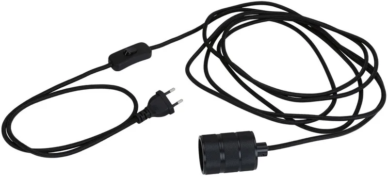 Neordic Hanglamp Tilla incl. stekker E27 max. 20W dimbaar Metaal de Paulmann en Noir – photo produit