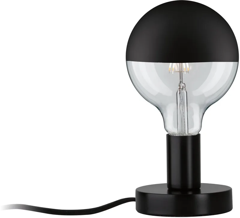 Neordic LED-tafellamp Haldor E27 max. 60W Metaal från Paulmann i Svart – produktbild