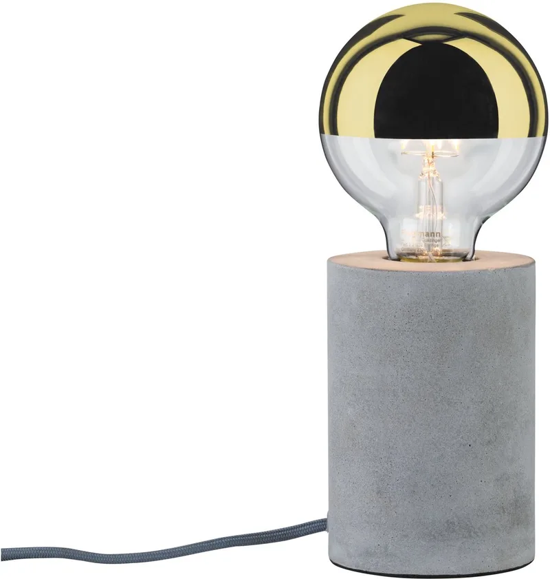 Neordic Mik 79621 Bordsbelysning LED E27 20 W Betonggrå från Paulmann i Grå – produktbild