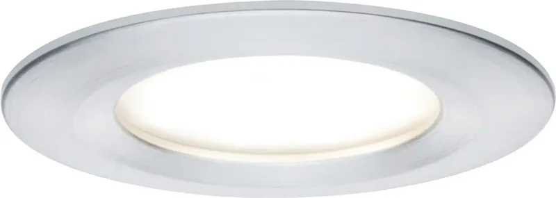 Nova Bad-Einbauleuchte LED EEK: G (A - G) LED 6 W IP44 Aluminium (gedreht) by Paulmann – product photo