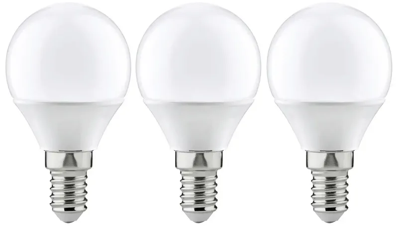 Paulmann 28537 LED CEE F (A - G) E14 forme de goutte 5.5 W blanc chaud (Ø x H) 45 mm x 81 mm 3 pc(s) de Paulmann en Opaal – photo produit
