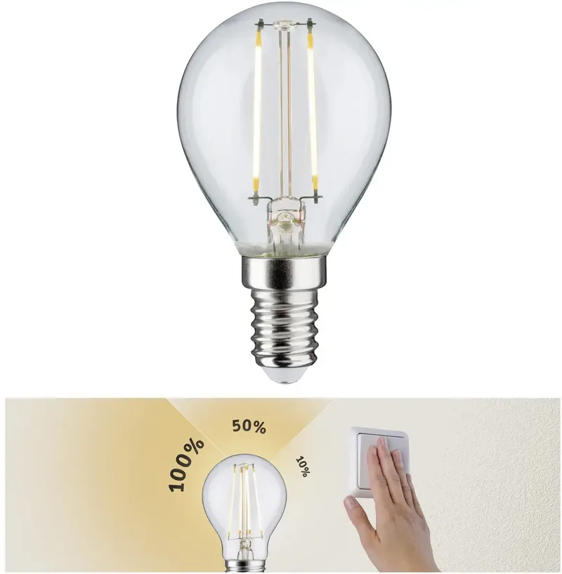 Paulmann 28573 LED EEK F (A - G) E14 Tropfenform 2.5 W = 25 W Warmweiß (Ø x H) 45 mm x 80 mm 1 St. von Paulmann in Helder – Produktfoto