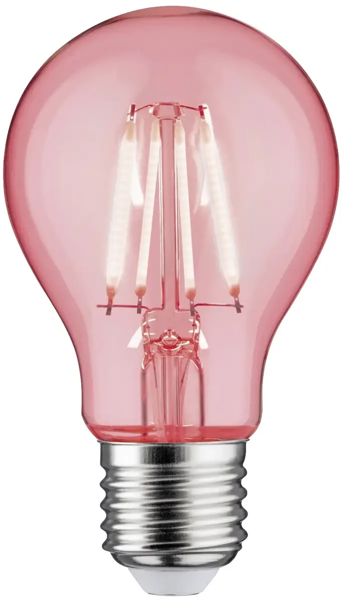 Paulmann 28723 LED-lamp E27 1.3 W (Ø x h) 60 mm x 106 mm 1 stuk(s) by Paulmann in Red – product photo