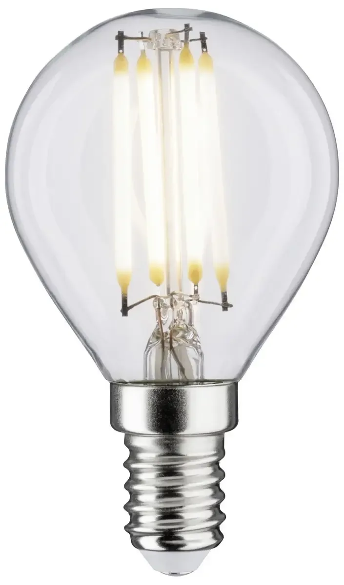 Paulmann 28739 LED-lamp Energielabel F (A - G) E14 5 W Warmwit (Ø x h) 45 mm x 80 mm 1 stuk(s) van Paulmann in Helder – productfoto
