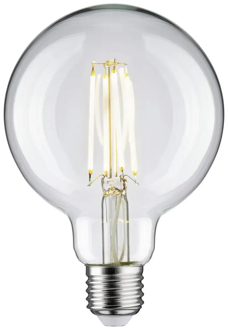 Paulmann 28957 LED CEE F (A - G) E27 forme de globe 7.5 W = 60 W blanc chaud (Ø x H) 95 mm x 140 mm 1 pc(s) de Paulmann en Helder – photo produit
