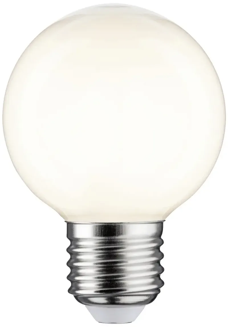Paulmann 28989 LED CEE E (A - G) E27 Globe (mini) 7 W blanc chaud (Ø x H) 60 mm x 87 mm 1 pc(s) de Paulmann en Opaal – photo produit
