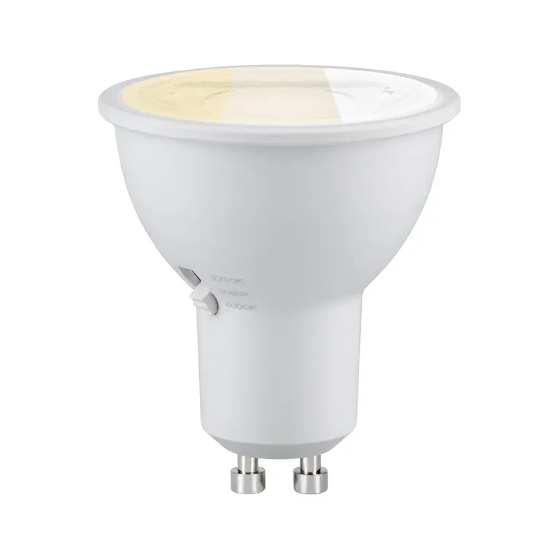 Paulmann 29282 LED CEE E (A - G) GU10 6.9 W blanc chaud (Ø x H) 50 mm x 56 mm 1 pc(s) de Paulmann en Signaalwit – photo produit