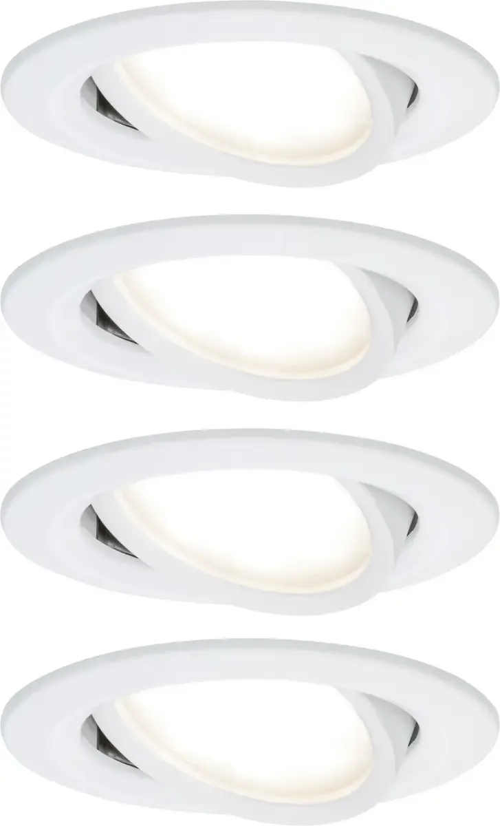 Paulmann 4064161242125 Einbauleuchte 4er Set LED 18 W Weiß (matt) van Paulmann – productfoto