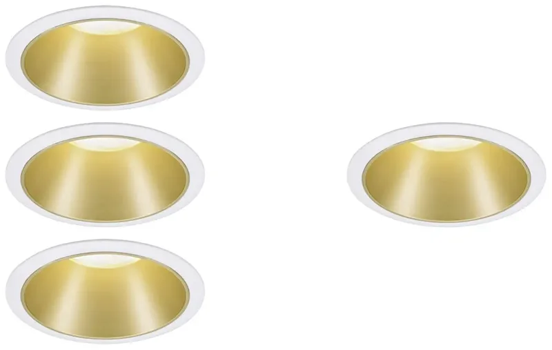 Paulmann 4064161325903 Einbauleuchte 4er Set LED 26 W Weiß, Gold by Paulmann – product photo