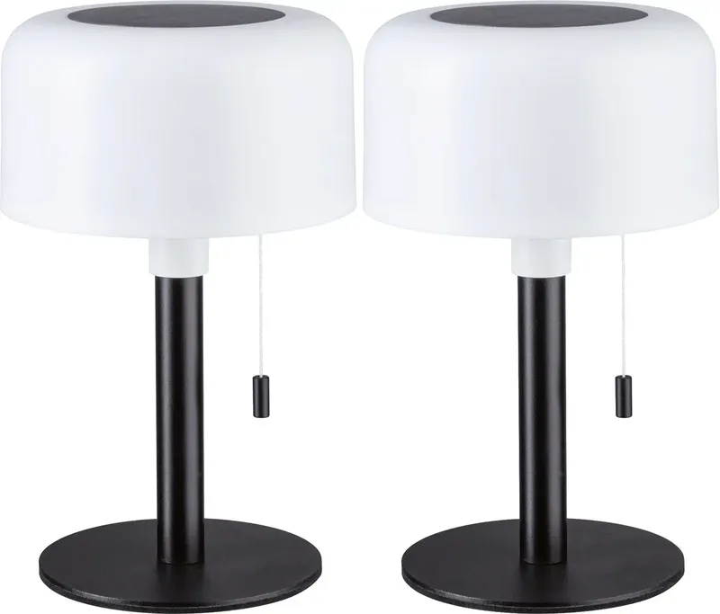 Paulmann 4064161334677 Bartja Solar-Tischlampe 1.6 W Warmweiß Schwarz von Paulmann – Produktfoto