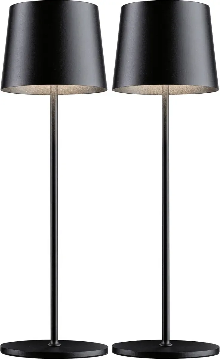 Paulmann 4064161334714 Gilo LED-Akku-Tischlampe 2.8 W Schwarz (matt) fra Paulmann – produktbillede