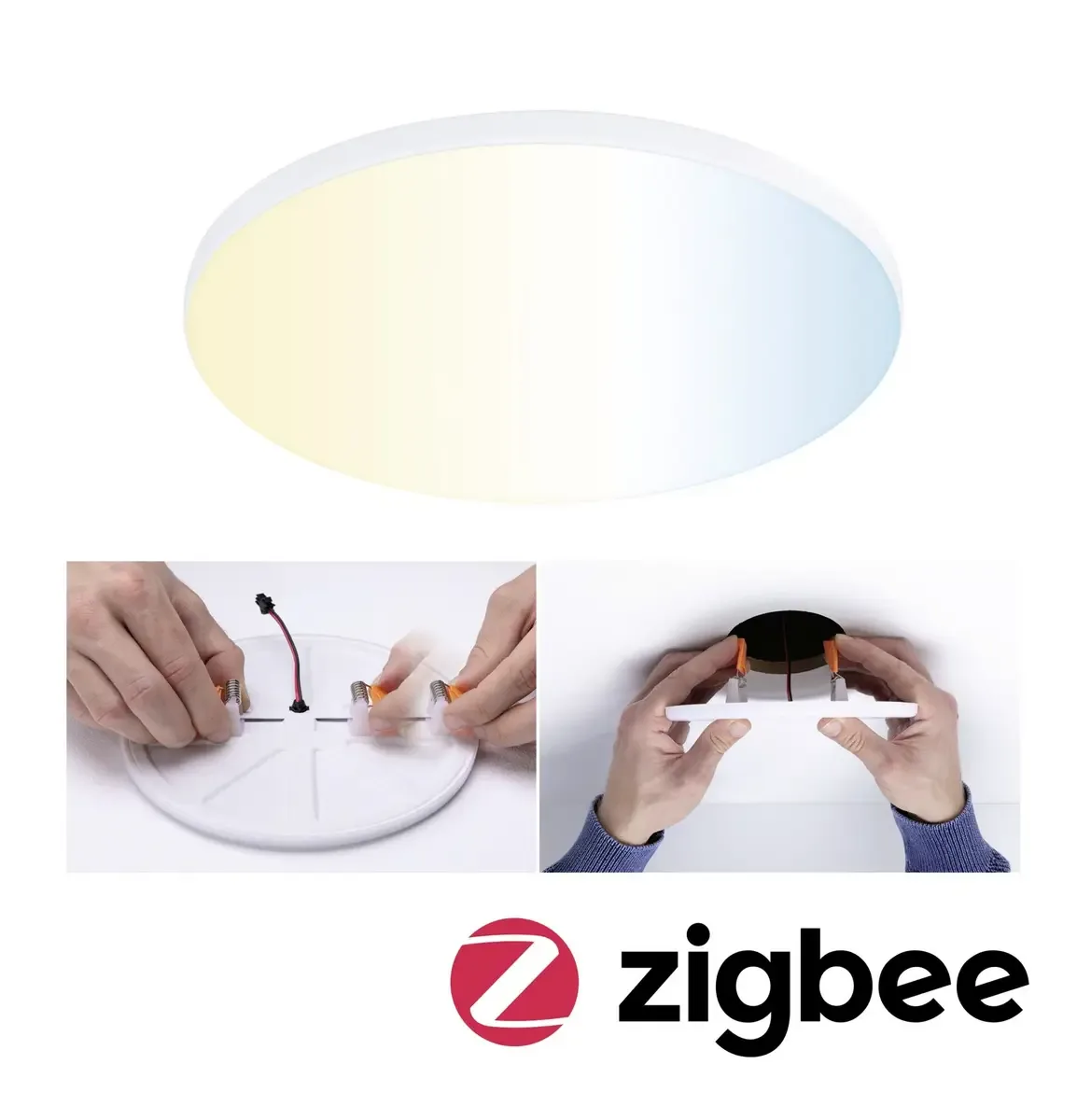 Paulmann 79956 LED-inbouwpaneel 15.5 W Warmwit de Paulmann en Blanc – photo produit