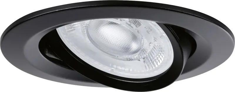 Paulmann 92329 Luminaire à LED encastrable LED GU10 4.9 W noir (mat) de Paulmann en Noir – photo produit