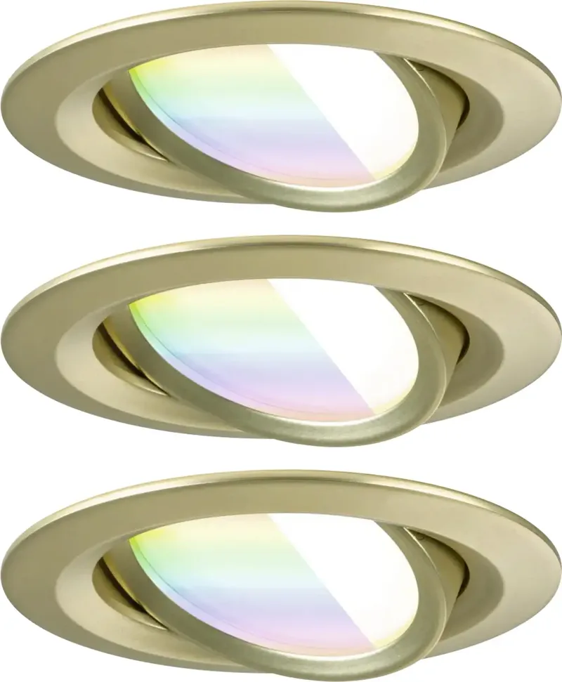 Paulmann 92436 LED-plafondlamp, LED-inbouwlamp LED-module LED 6 W Goud (mat) van Paulmann in Goud – productfoto