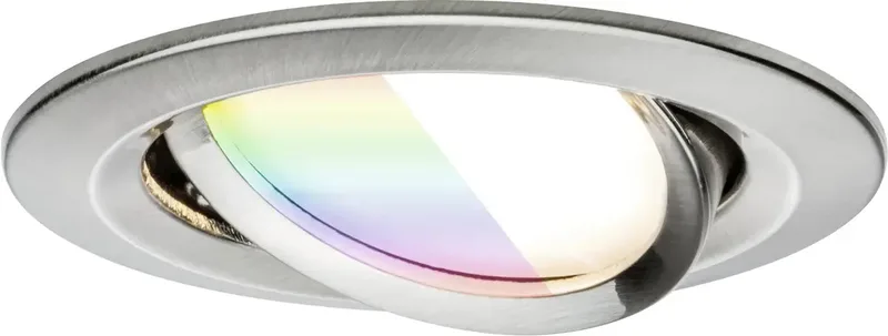 Paulmann 92439 LED-plafondlamp, LED-inbouwlamp LED LED 6 W IJzer (geborsteld) by Paulmann in IJzer (geborsteld) – product photo