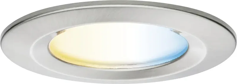 Paulmann 92448 LED-plafondlamp, LED-inbouwlamp LED-module LED 6 W IJzer (geborsteld) fra Paulmann i IJzer (geborsteld) – produktbillede