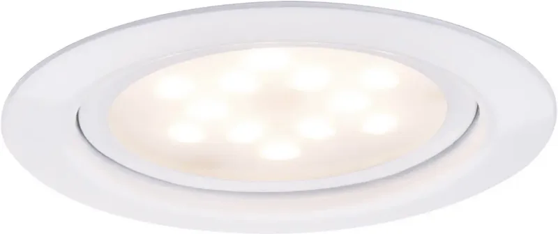 Paulmann 93554 Micro Line LED-Einbauleuchte 3er Set LED LED fest eingebaut 4.5 W Weiß von Paulmann in Weiß – Produktfoto