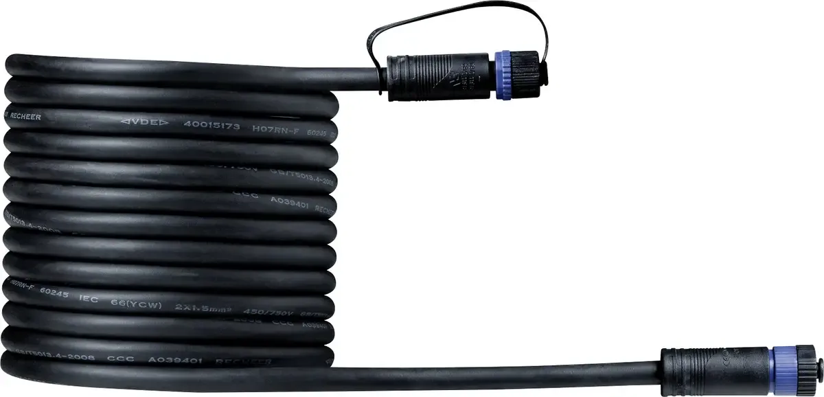 Paulmann 94276 Système déclairage Plug&Shine câble de connexion noir de Paulmann en Noir – photo produit