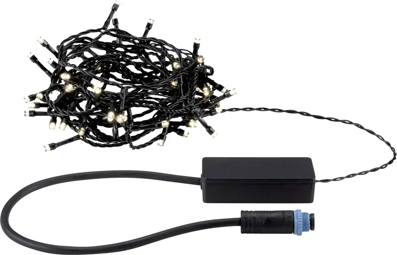 Paulmann 94640 Guirlande lumineuse pour lextérieur blanc chaud Longueur éclairée: 7.4 m dimmable de Paulmann en Noir – photo produit