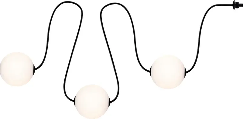 Plug & Shine Lichterkette Naima Erweiterung 2m IP67 von Paulmann in Schwarz – Produktfoto