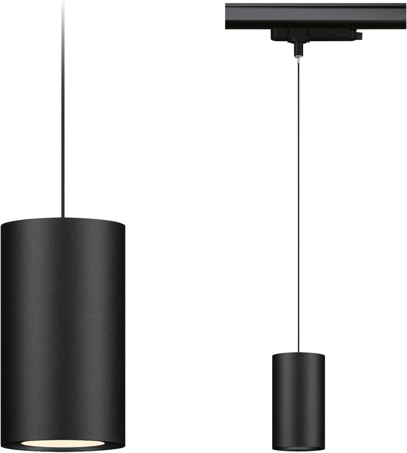 Paulmann 96602 ProRail3 Pendulum Kratos 10W 3000K Zwart Metaal 50° Aan/Uit fra Paulmann – produktbillede