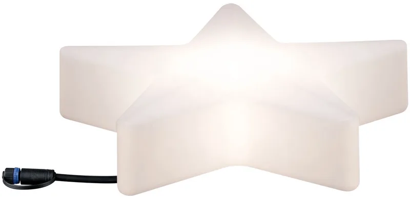 Plug & Shine LED-lichtobject Star IP67 3000K 2,6W by Paulmann in White – product photo