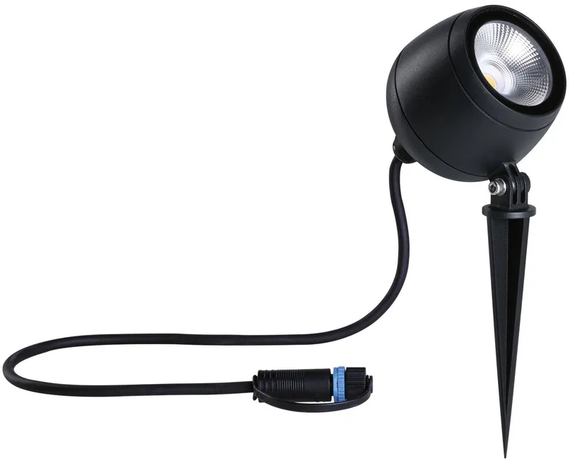 Plug & Shine LED-tuinspots Kikolo IP65 3000K 7,2W de Paulmann en Anthracite – photo produit
