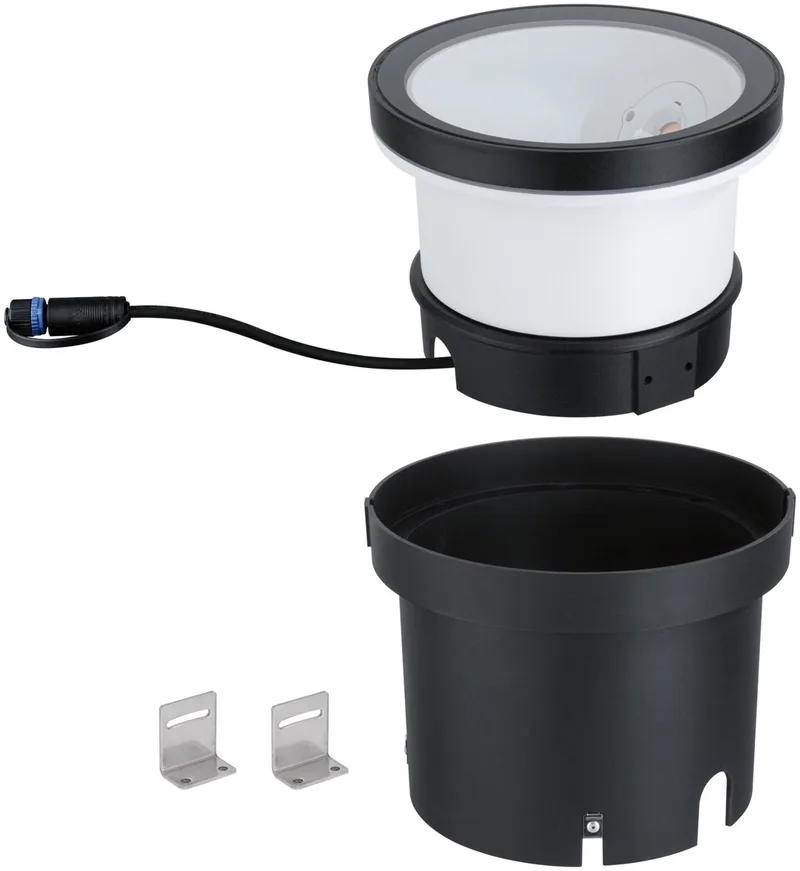 Plug & Shine Nedgravningslampe Ocos fra Paulmann i Antracit – produktbillede