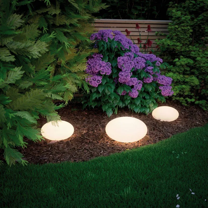 Plug & Shine LED-Dekoleuchte Stone 28 cm von Paulmann in Weiß – Produktfoto