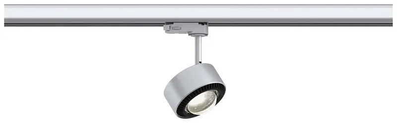 ProRail3 Spot Aldan 9W Sil 3000K 3Ph dim Systemleuchte (Basis) ProRail3 LED 8.00 W LED Silber, Schwarz von Paulmann in Silber, Schwarz – Produktfoto