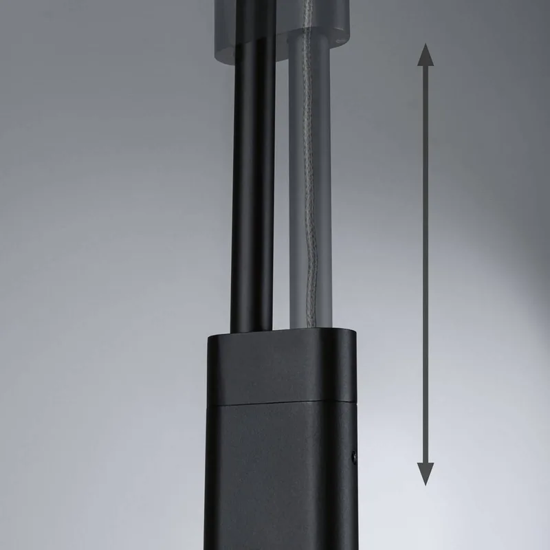 Puric Pane I LED hanglamp 6lamps indirect de Paulmann en Noir – photo produit