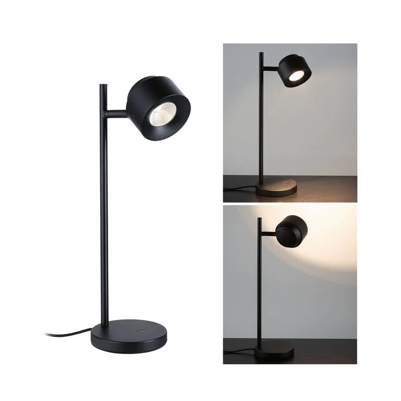 Puric Pane I LED-bordlampe, højde 40 cm fra Paulmann i Sort – produktbillede