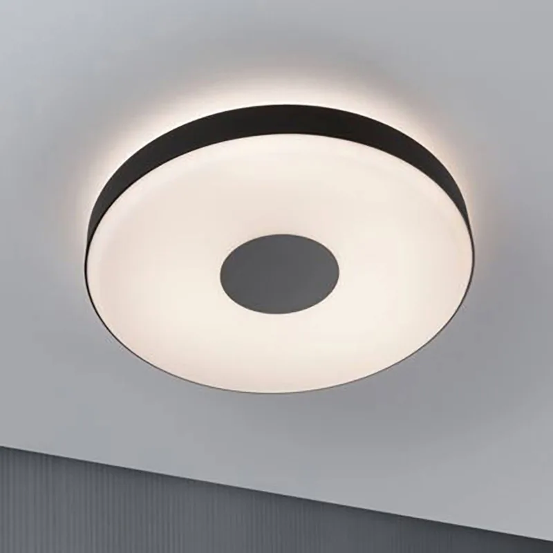 Paulmann 79518 Pane II Plafonnier LED LED LED 23 W noir, gris de Paulmann en Noir, Blanc – photo produit