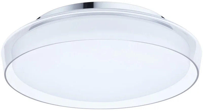 Luena LED-Fugtrumslys LED (RGB) Bajonet 16.5 W Varmhvid Glas, Krom fra Paulmann i Glas, Krom – produktbillede