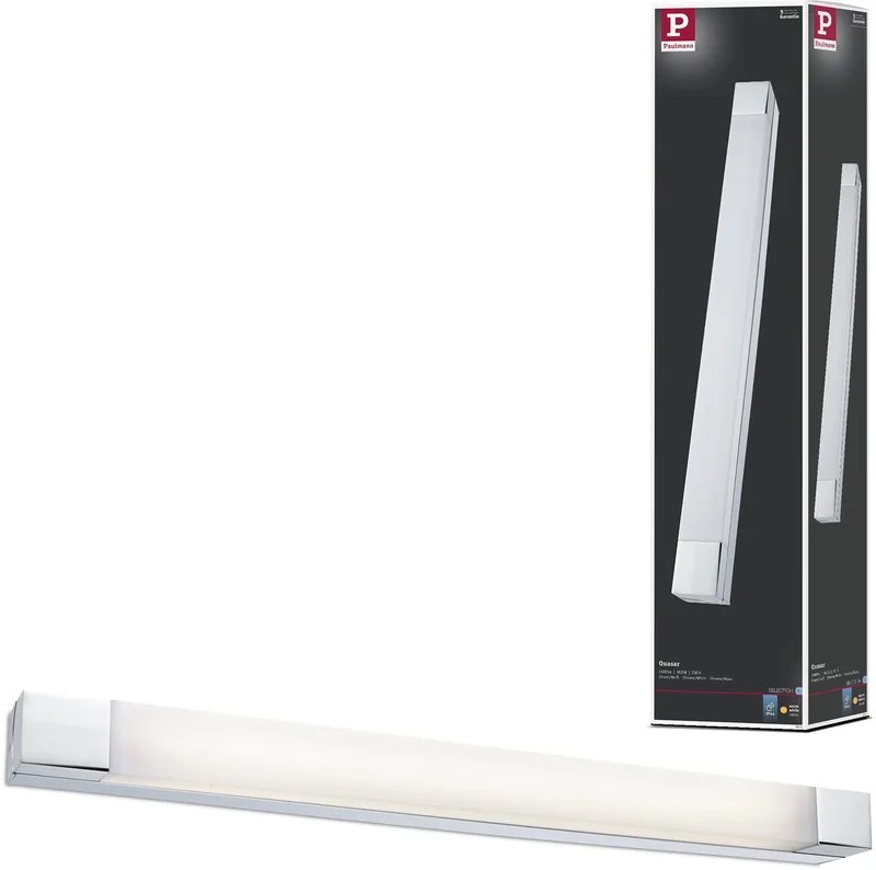 Selection Bathroom LED-spiegellamp Quasar IP44 3000K 835lm 230V 10,5W van Paulmann in Chroom – productfoto