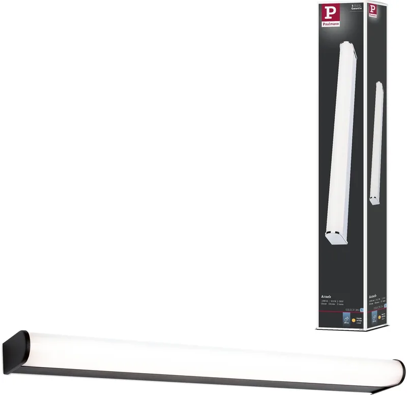 Selection Bathroom LED-wandlamp Arneb IP44 3000K 1000lm 230V 12,5W fra Paulmann i Sort – produktbillede