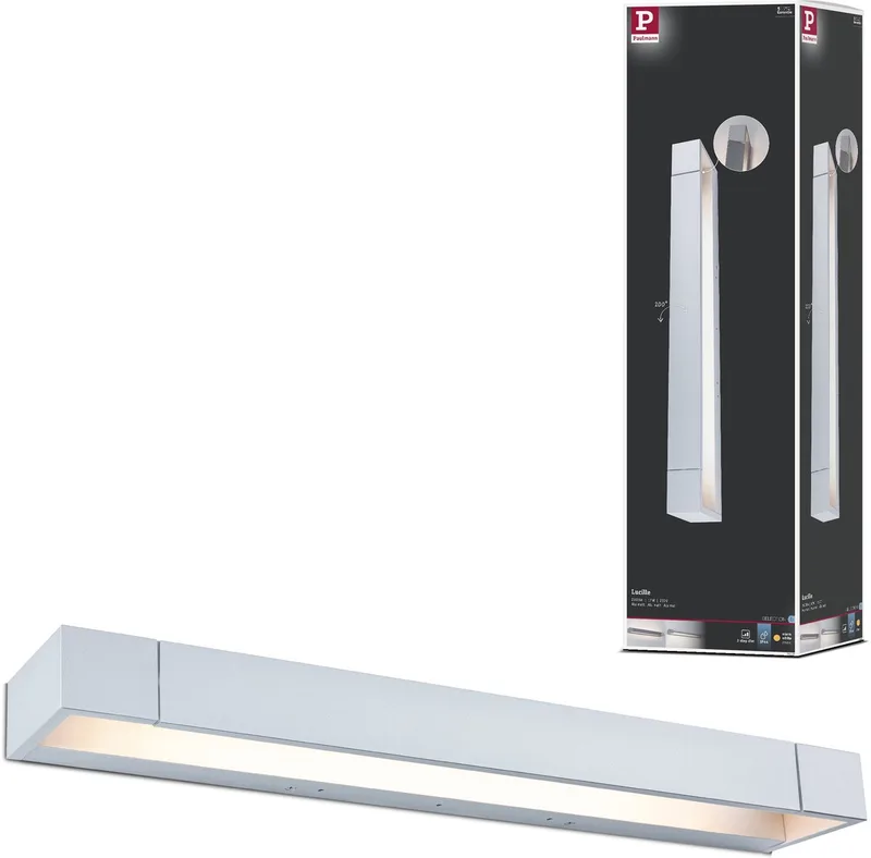 Lucille 71207 Applique pour salle de bain 17 W blanc chaud aluminium (mat) de Paulmann en Alu mat – photo produit