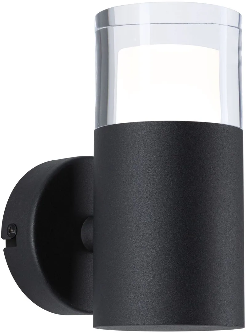 Kame Feuchtraumleuchte LED 5 W Warmweiß Schwarz von Paulmann in Signaal zwart – Produktfoto