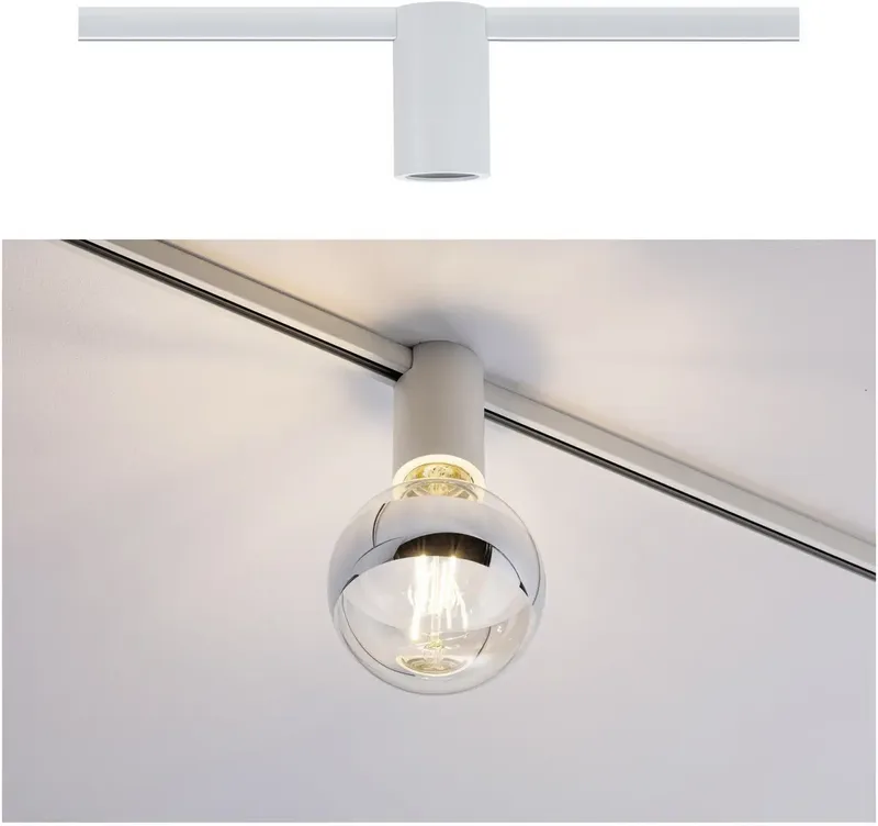 Socket Plafondlamp URail E27 de Paulmann en Blanc – photo produit
