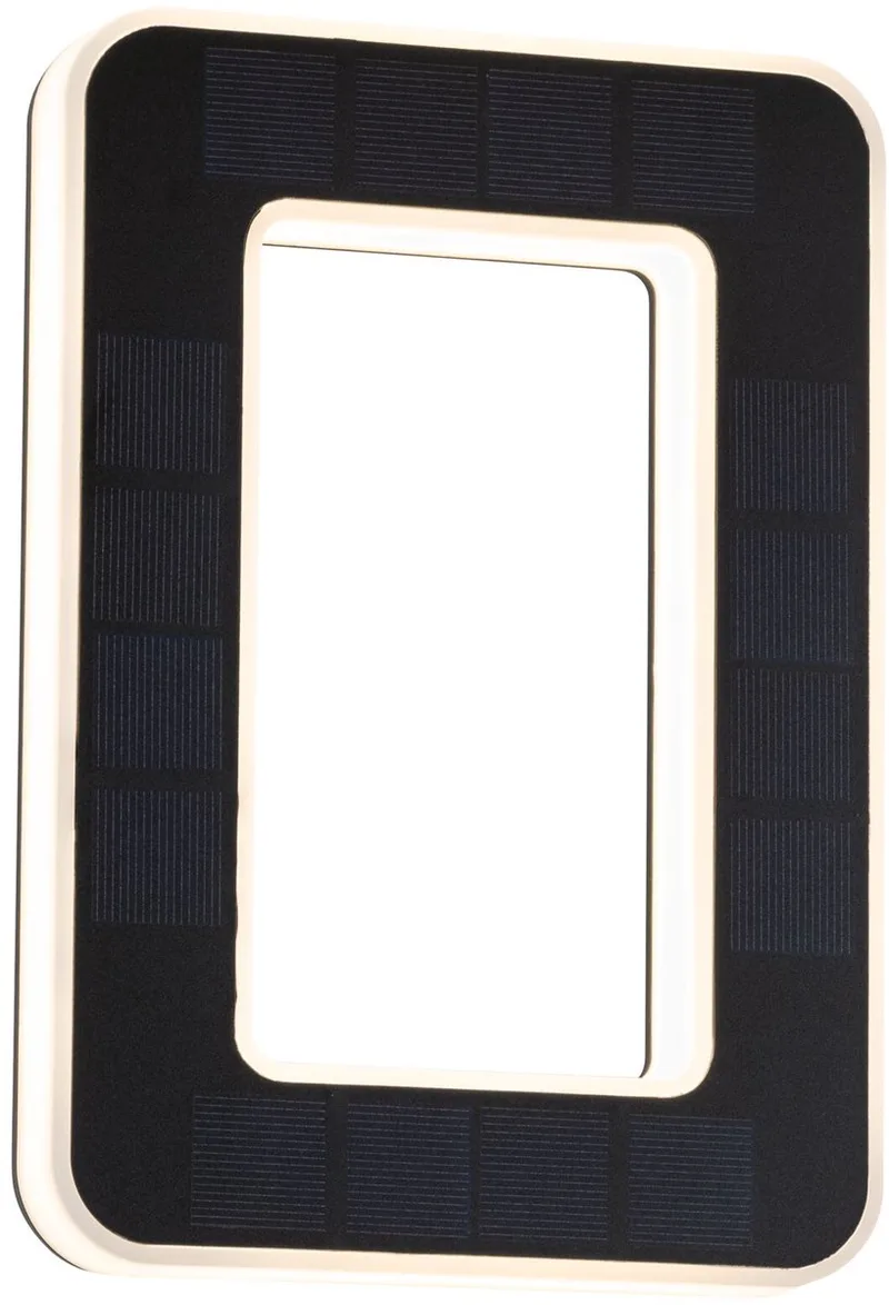 Éclairage solaire LED pour numéro de maison incl. batterie remplaçable numéro 0 IP44 3000K 6lm de Paulmann en Noir – photo produit