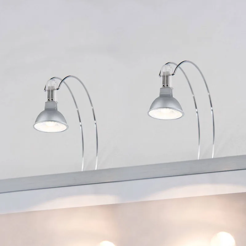spiegellamp Galeria 30 cm, set van 2, GU5.3 van Paulmann in Chroom – productfoto