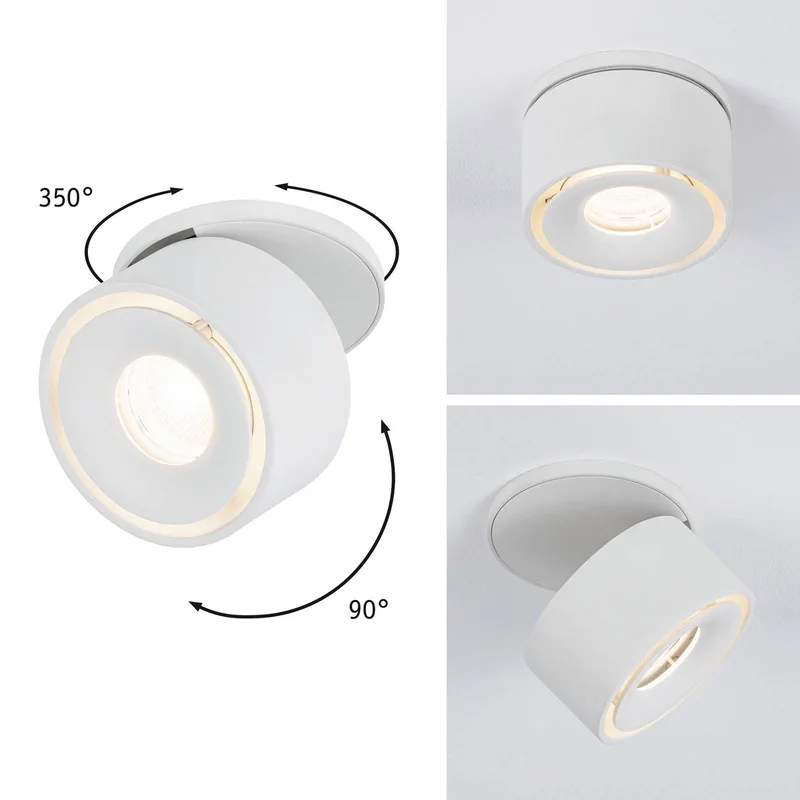 Spircle LED inbouwlamp von Paulmann in Mat wit – Produktfoto