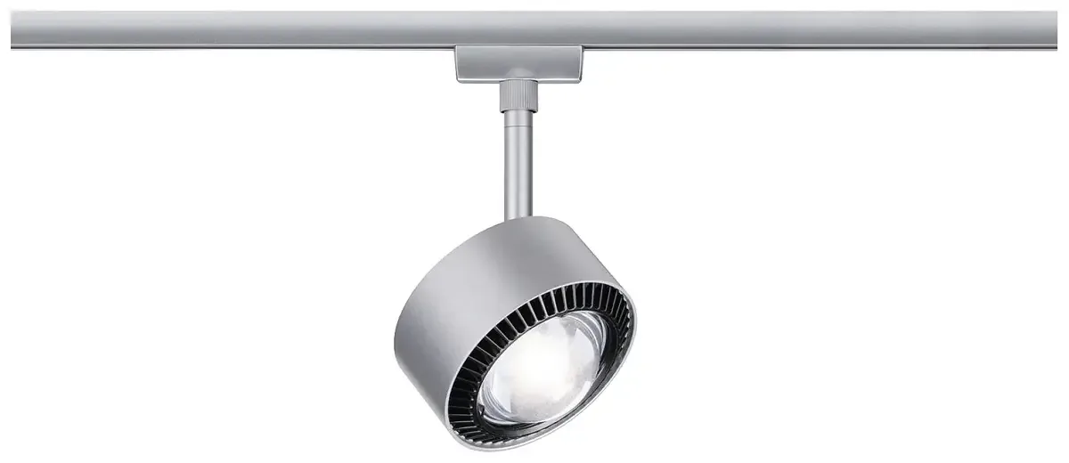 Spot Aldan Luminaire sur rail haute tension URail LED intégrée 8 W LED chrome (mat) de Paulmann en Chrome – photo produit