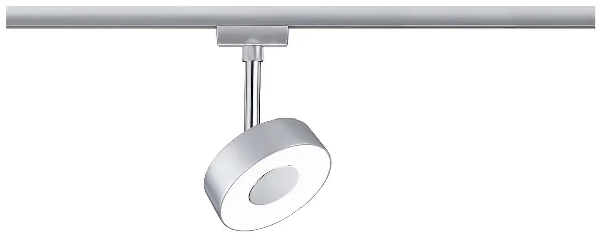 Spot Circle Luminaire sur rail haute tension URail LED intégrée 5 W LED chrome (mat) de Paulmann en Chrome – photo produit